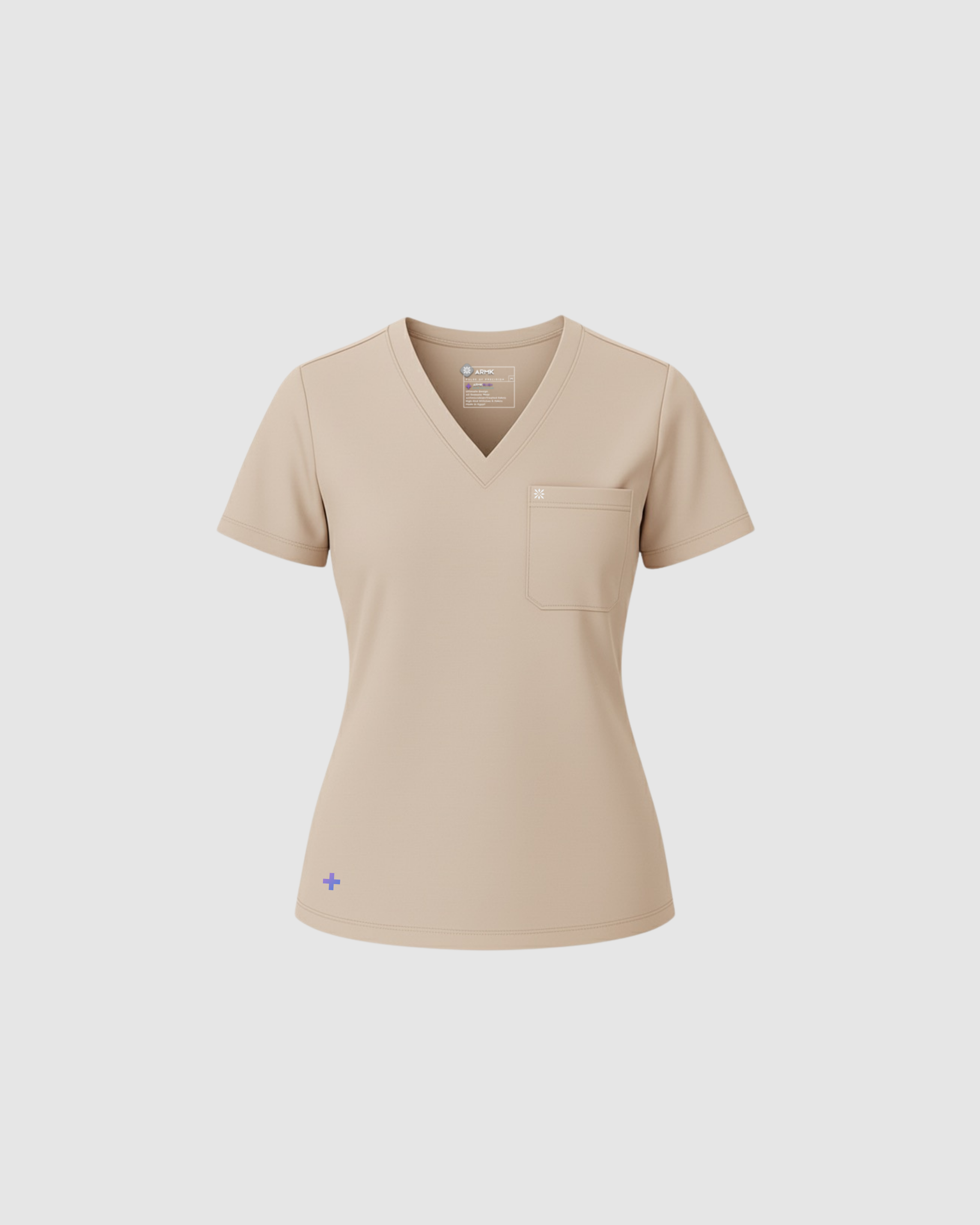 ARMKPLUS+, Serene Dune ( V Neck ) FOR WOMEN ( TOP )