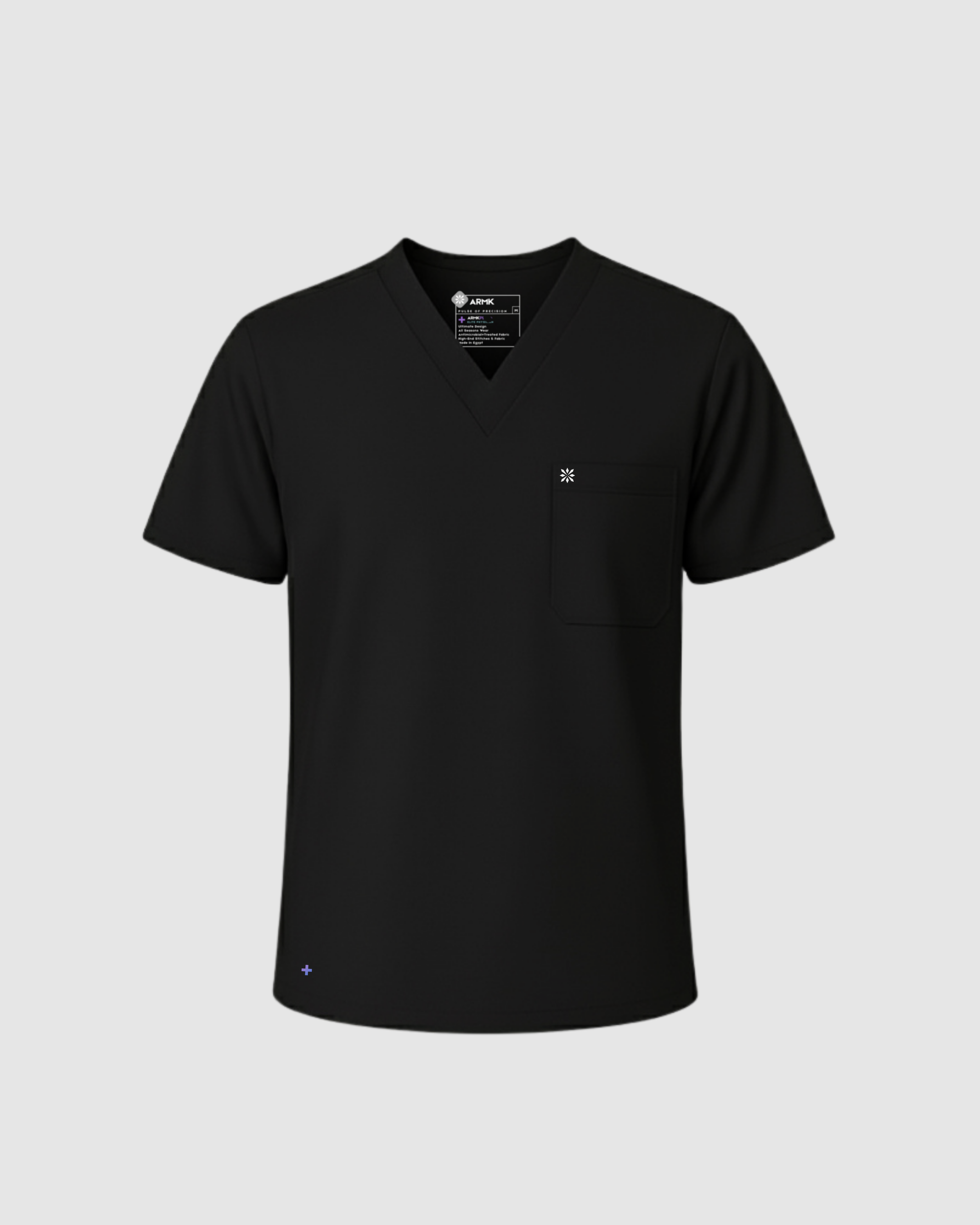 ARMKPLUS+, Obsidian Noir ( V Neck ) For Men ( TOP )