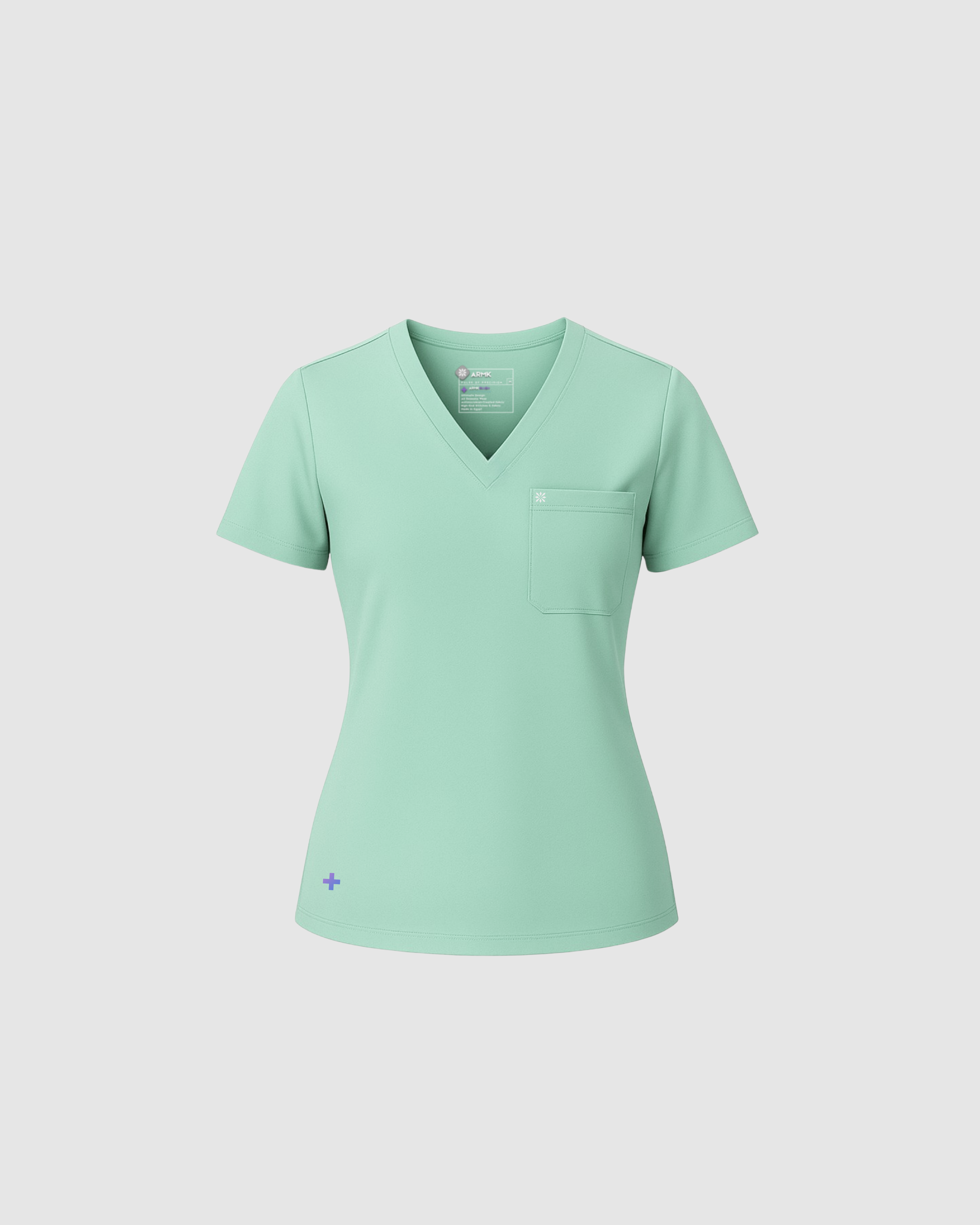 ARMKPLUS+, minty ( V Neck ) FOR WOMEN ( TOP )