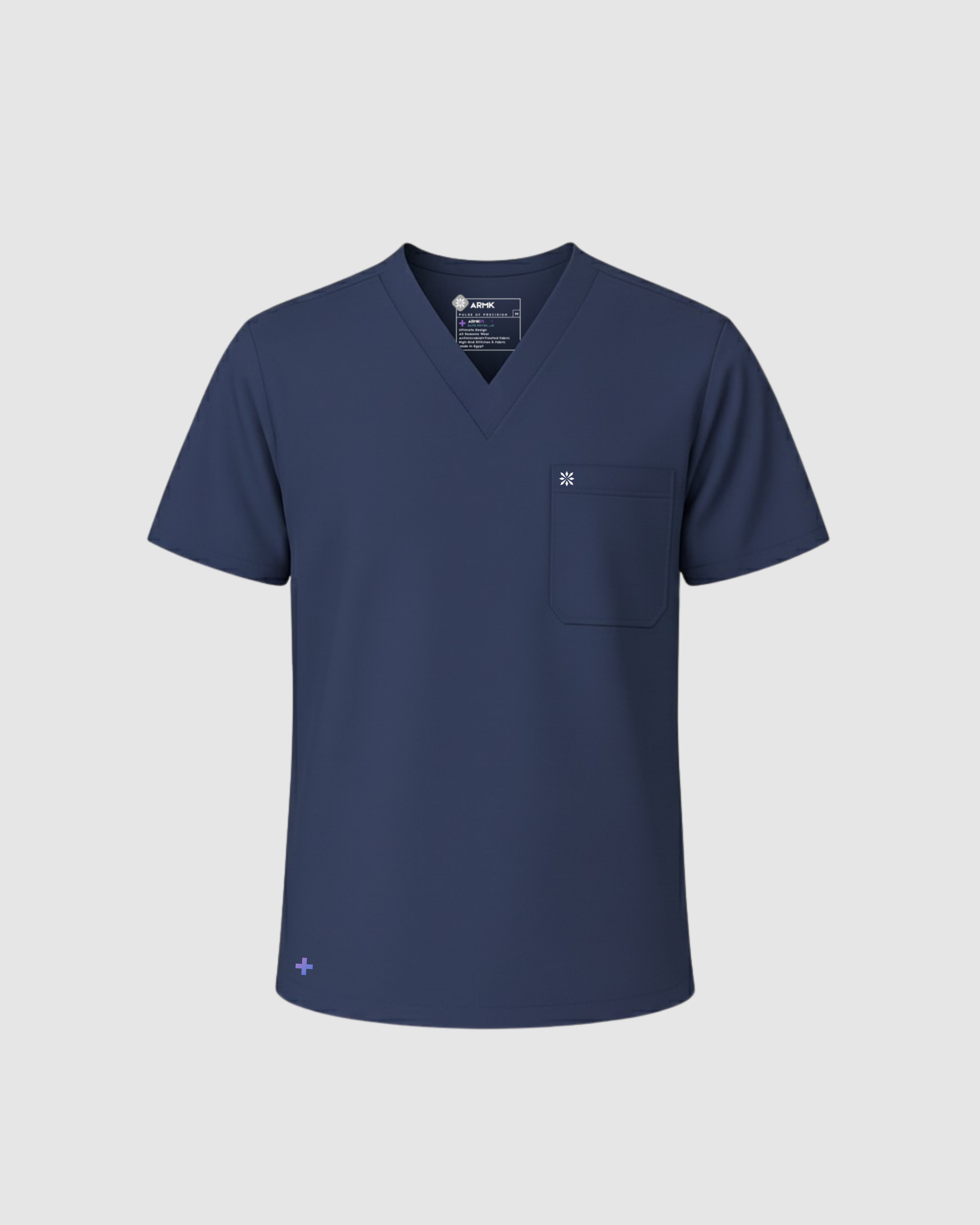 ARMKPLUS+, Full set Regal Indigo ( V Neck ) For Men