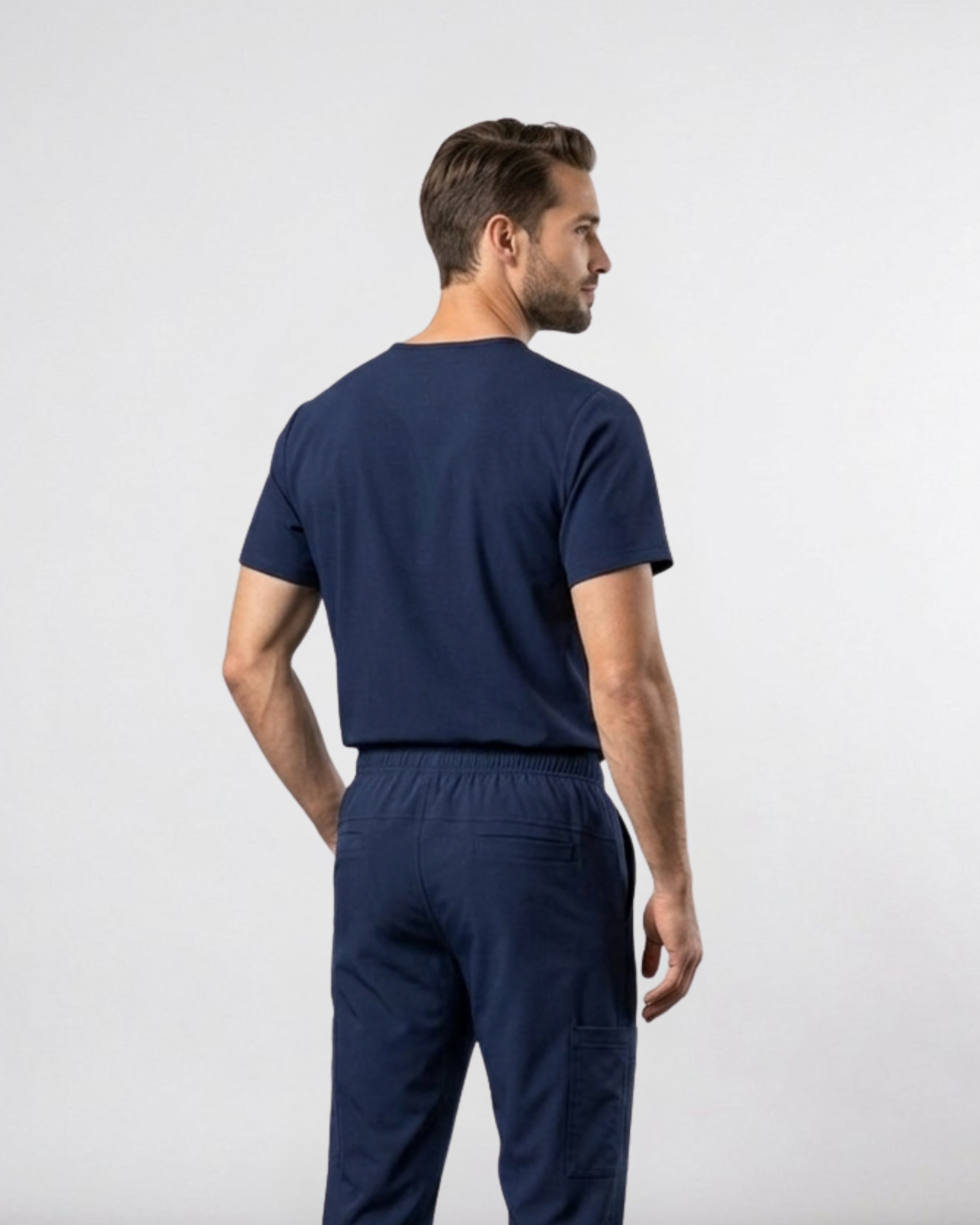 ARMK X, Full set Ragal Indigo ( V Neck ) For Men
