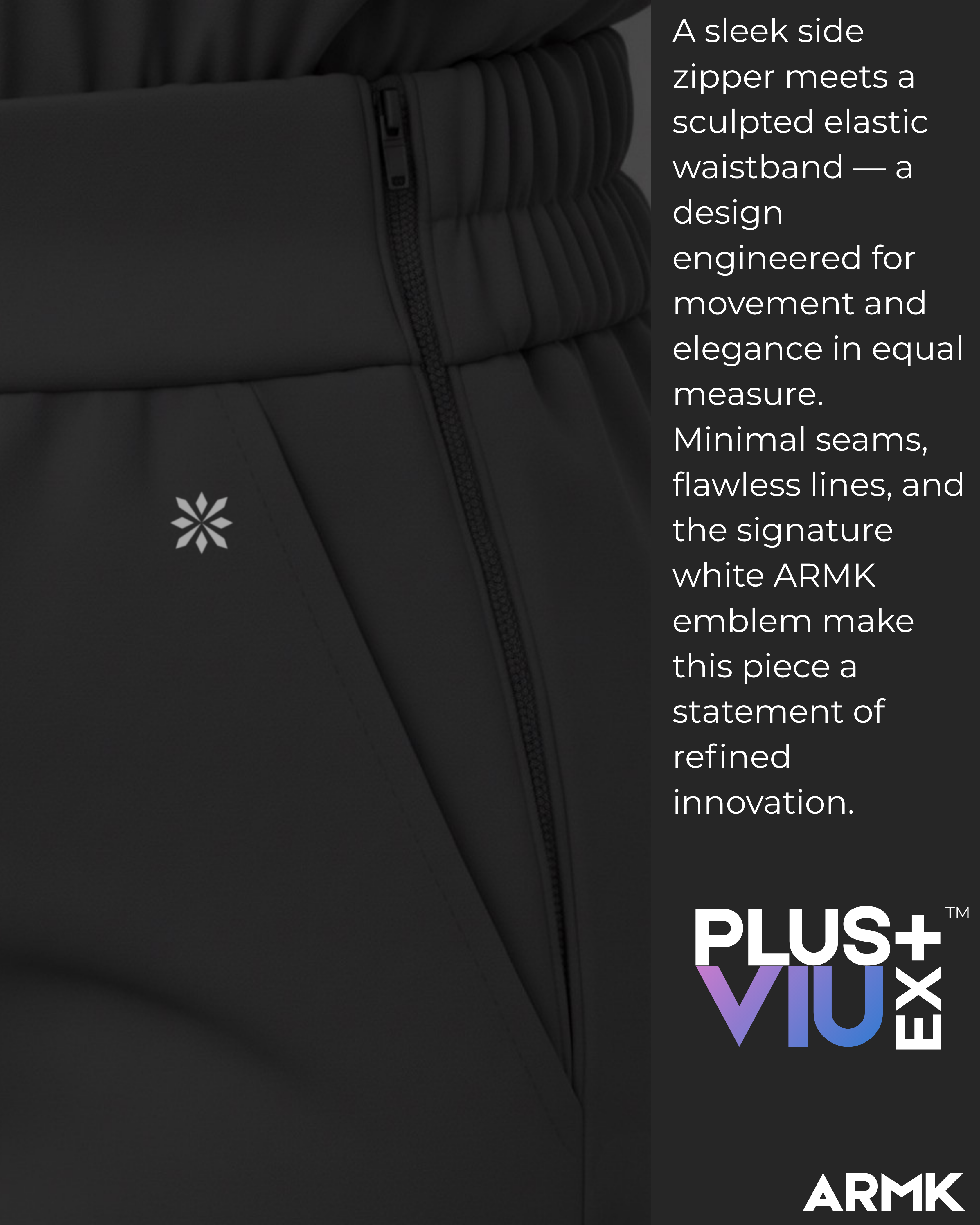 ARMKPLUS+, ObsidianNoir, VIUEX™ FOR WOMEN ( PANTS )
