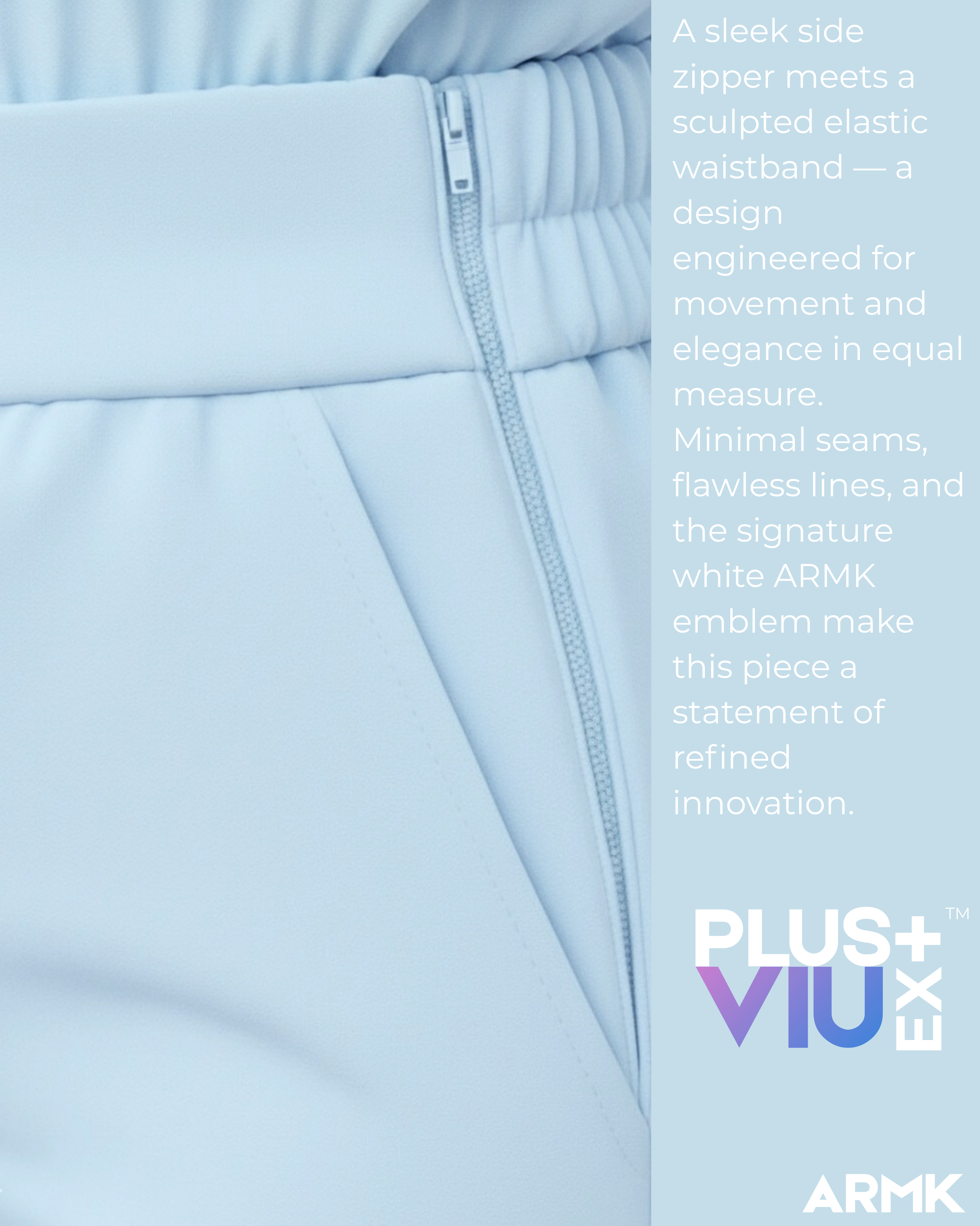 ARMKPLUS+, Chambray,    VIUEX™ FOR WOMEN ( PANTS )