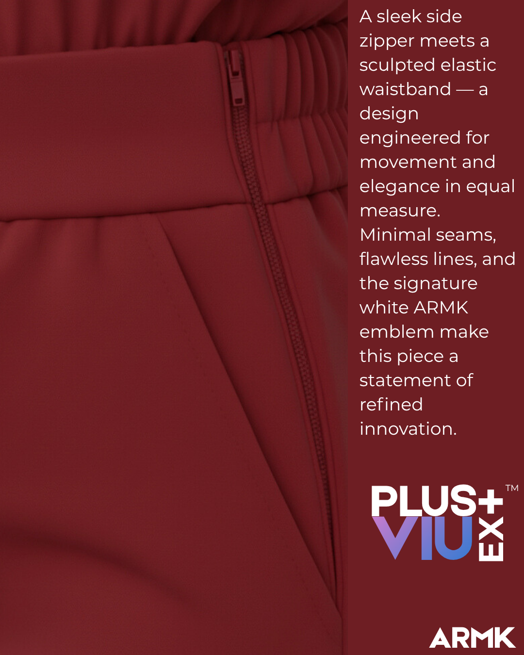 ARMKPLUS+, Garnet Rouge, VIUEX™ FOR WOMEN ( PANTS )