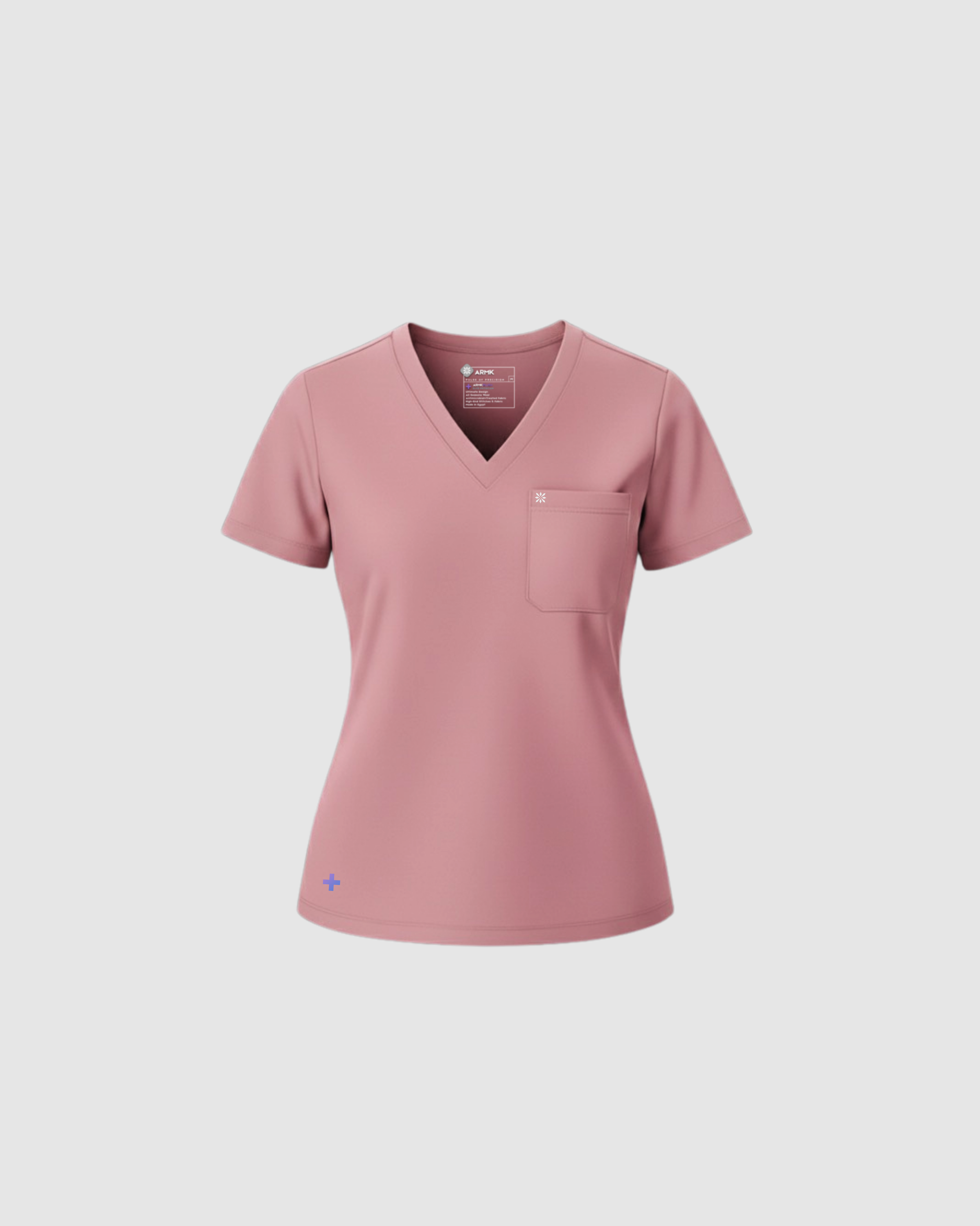 ARMKPLUS+, Blush Bloom ( V Neck ) FOR WOMEN ( TOP )