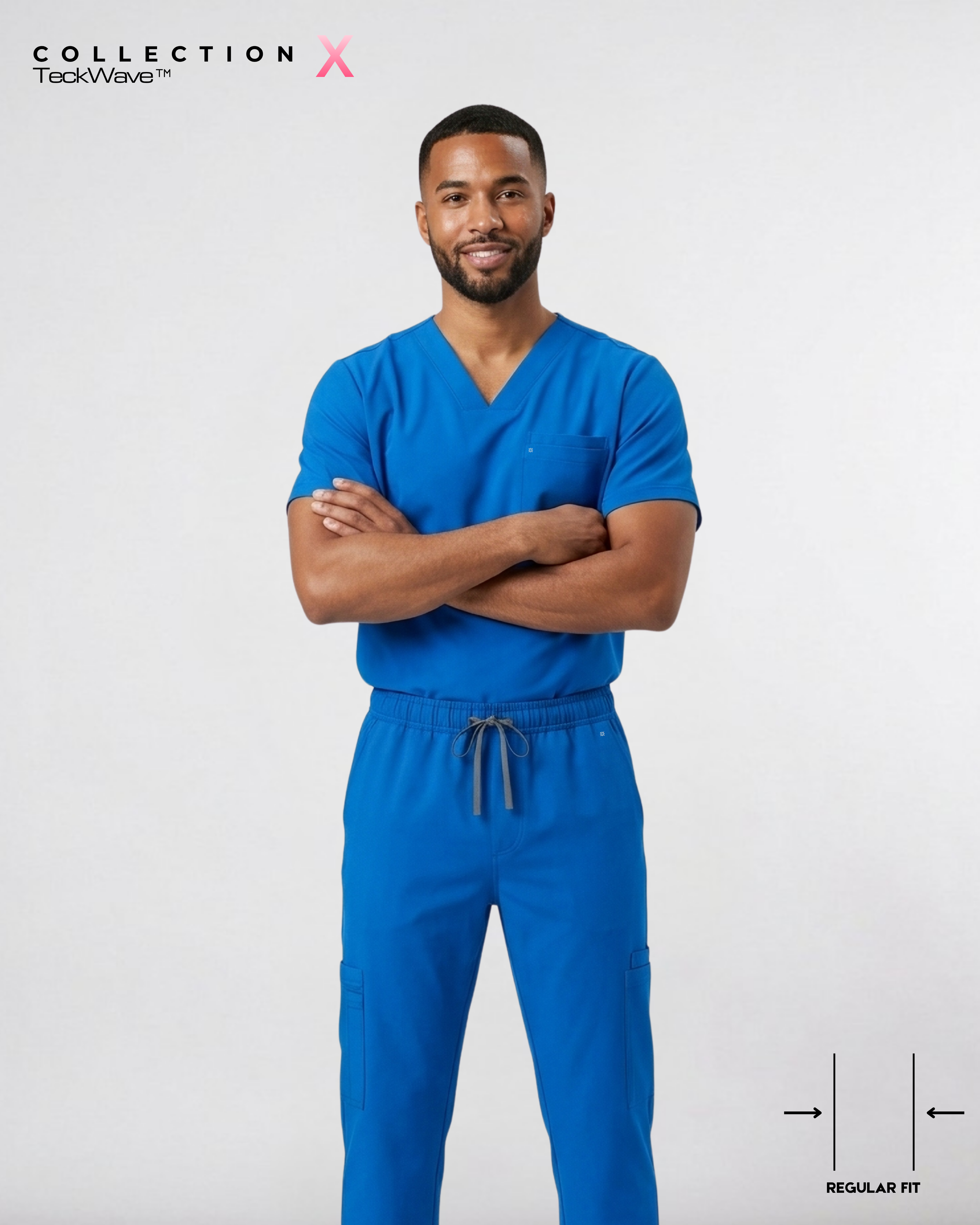 ARMK X, Full set Royal Sapphire ( V Neck ) For Men