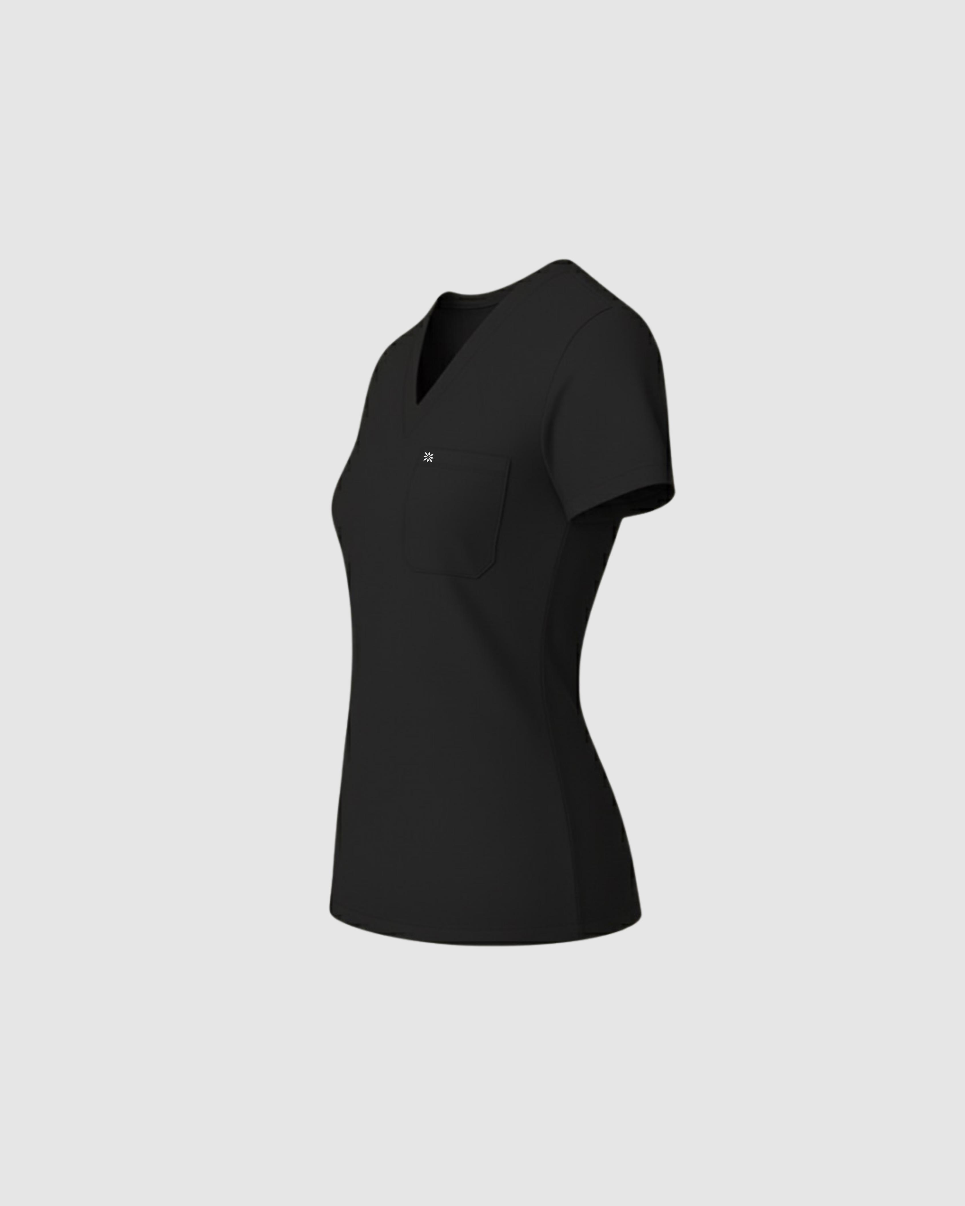 ARMKPLUS+, Obsidian Noir ( V Neck ) FOR WOMEN ( TOP )